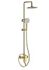 Душевая система Wonzon &amp; Woghand Line, брашированная, золото, WW-AE3354-BG