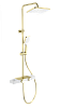 Душевая система Wonzon &amp; Woghand Shelf, брашированная, золото, WW-B3552-BG