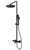 Душевая система Wonzon &amp; Woghand STICK, матовая, черный, WW-88739017-MB