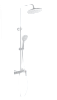 Душевая система Wonzon &amp; Woghand, матовая, белый, WW-B3517-MW