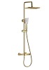 Душевая система Wonzon &amp; Woghand, брашированная, золото, WW-AE33110-BG