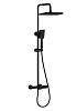 Душевая система Wonzon &amp; Woghand, матовая, черный, WW-AE33110-MB