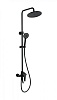 Душевая система Wonzon &amp; Woghand, матовая, черный, WW-B2168-A-MB