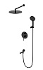 Встраиваемая душевая система Wonzon &amp; Woghand STICK, матовая, черный, WW-88939017-MB