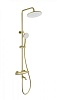 Душевая система Wonzon &amp; Woghand CAPSULE, брашированная, золото, WW-B3031-A3-BG