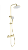 Душевая система Wonzon &amp; Woghand STAY, брашированная, золото, WW-B3051-A-BG