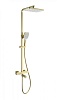 Душевая система Wonzon &amp; Woghand STAY, брашированная, золото, WW-B3026-T1-BG