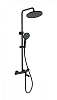 Душевая система Wonzon &amp; Woghand, матовая, черный, WW-B3057-A-MB