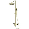Душевая система Wonzon &amp; Woghand, брашированная, золото, WW-88739902-BG