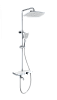 Душевая система Wonzon &amp; Woghand, глянцевая, хром, WW-B3099-A-CR