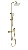Душевая система Wonzon &amp; Woghand, брашированная, золото, WW-B3097-A-BG