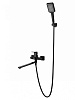 Смеситель для ванны Wonzon &amp; Woghand Flex, черный, WW-639906-MB