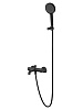 Смеситель для ванны Wonzon &amp; Woghand Stick, черный, WW-88639017-MB