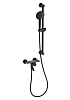 Смеситель для ванны Wonzon &amp; Woghand Click, черный, WW-FE05L222-MB