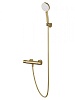 Термостатический смеситель для душа Wonzon &amp; Woghand INN, брашированное золото, WW-B2029-A-BG