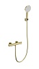Термостатический смеситель для душа Wonzon &amp; Woghand INN, брашированное золото, WW-B3013-A-BG