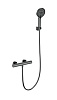 Термостатический смеситель для душа Wonzon &amp; Woghand INN, темный графит, WW-B3013-A-BGG