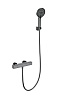 Термостатический смеситель для душа Wonzon &amp; Woghand STAY, темный графит, WW-B2016-A-BGG
