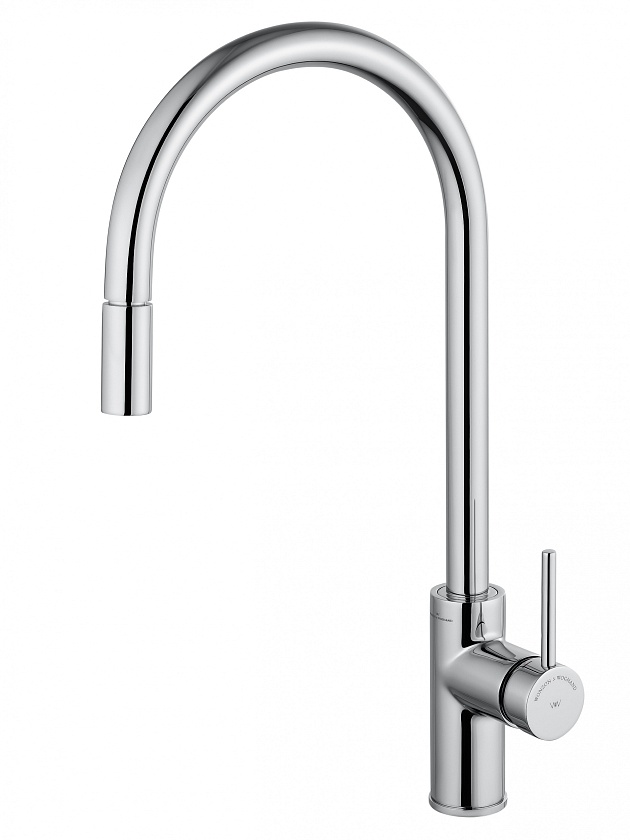 Смеситель для кухни для кухни Wonzon &amp;amp; Woghand поворотный, WW-422902-CR