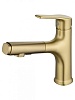 Смеситель для раковины с выдвижным изливом Wonzon &amp; Woghand, золото, WW-AE4151-BG