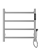 Полотенцесушитель Wonzon &amp; Woghand BONN, 47.4x47.5, WW-AL404-BR