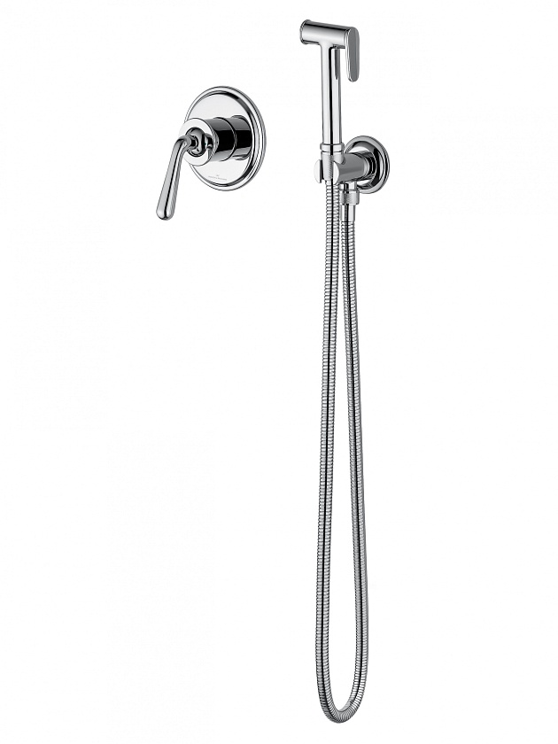 Смеситель с гигиеническим душем Wonzon &amp;amp; Woghand STEAM, хром, WW-88849008-CR