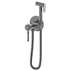 Смеситель с гигиеническим душем Wonzon &amp; Woghand TOR, темный графит, WW-88829073-BGM