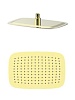 Верхний душ Wonzon &amp; Woghand, брашированное золото, WW-88DP03-BG