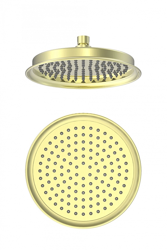 Верхний душ Wonzon &amp;amp; Woghand, брашированное золото, WW-88DP05-BG