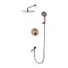 Встраиваемая душевая система Wonzon &amp; Woghand STICK, глянцевая, розовое золото, WW-88929010-RG