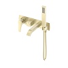 Встраиваемый смеситель для ванной Wonzon &amp; Woghand FLEX, брашированная, золото, WW-88889072-BG