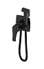 Смеситель с гигиеническим душем Wonzon &amp; Woghand FLEX, черный, WW-88829072-MB