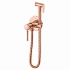 Смеситель с гигиеническим душем Wonzon &amp; Woghand TOR, розовое золото, WW-88829073-RG