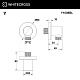 Запорный вентиль WHITECROSS, черный матовый, Y1008BL - изображение 3