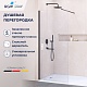 Душевая перегородка RGW WA-002B, 100 см, стекло прозрачное, 35100210-14 - изображение 1
