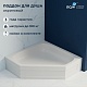 Душевой поддон трапеция RGW BT/CL-S 16180500-51 100х100 - изображение 1