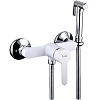 Смеситель с гигиеническим душем Frap H41, белый, F2041-8