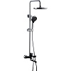 Душевая стойка Frap H42, хром/черный, F2442