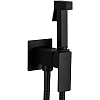 Смеситель с гигиеническим душем Frap, черный матовый, F7506-6