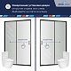 Душевая дверь RGW PA-14B 41081410-14 100 см, стекло прозрачное - изображение 2
