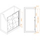 Душевая дверь RGW PA-14Gb 41081418-016 180 см, стекло прозрачное - изображение 2