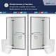 Душевая дверь RGW SV-004B 353200410-14 100 см, стекло прозрачное - изображение 2