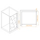 Душевая перегородка RGW WA-002G, 110 см, 35100211-16 - изображение 2