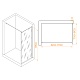 Душевая перегородка RGW WA-002G, 80 см, 35100208-16 - изображение 2