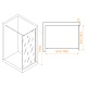 Душевая перегородка RGW WA-002G, 90 см, 35100209-16 - изображение 2