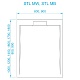 Душевой поддон RGW STL 52211088-15, 80x80 - изображение 2