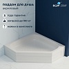 Душевой поддон трапеция RGW BT/CL-S