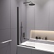 Стеклянная шторка для ванны RGW SC-109B 411110906-14 600 мм, стекло прозрачное - изображение 2