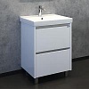 Тумба с раковиной Comforty Дублин 00004137134CF Белый