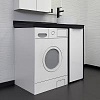 Тумба с раковиной под стиральную машину Comforty Лозанна, 100 см, белый, санфарфор, 00-00013800CF